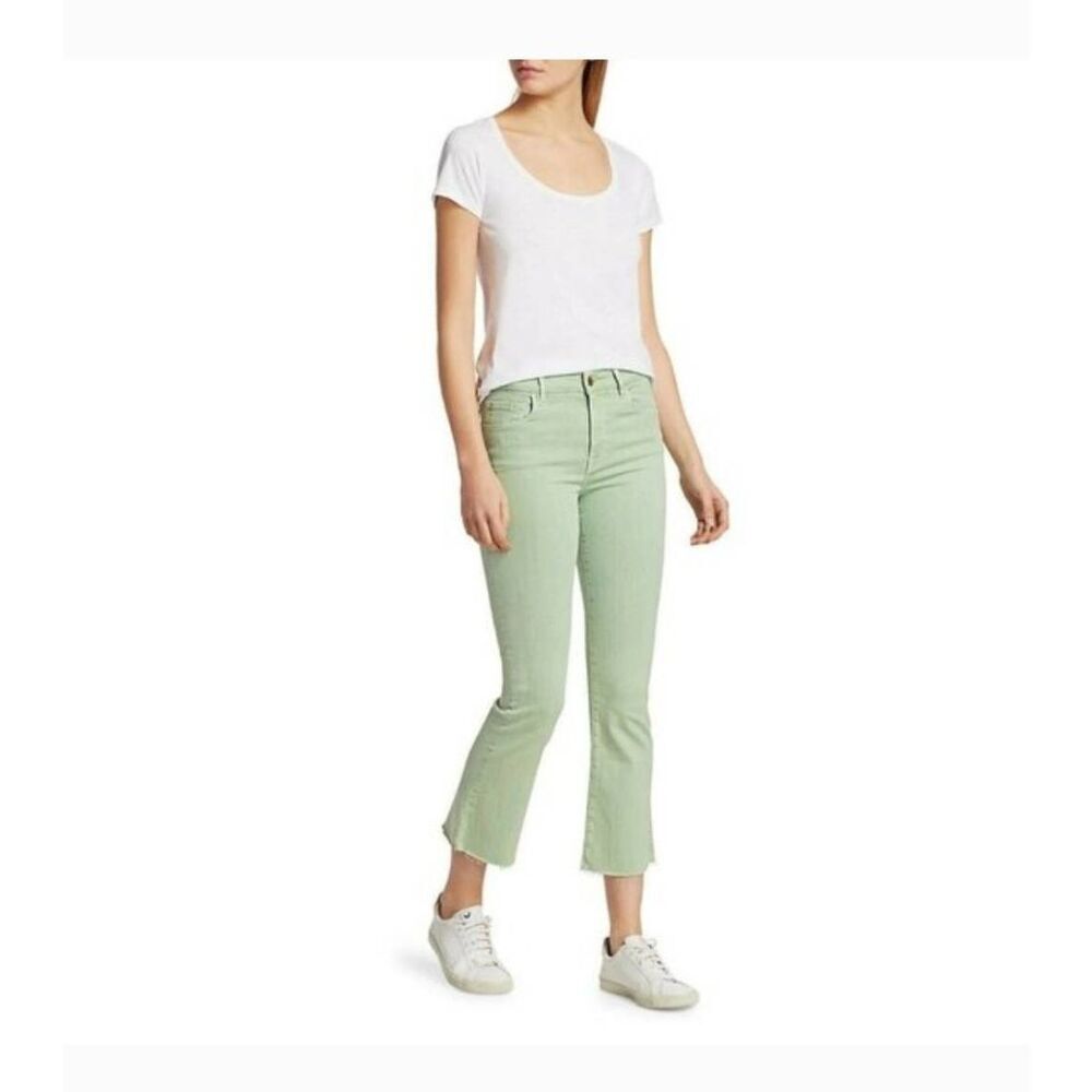 Frame‎ Le High Skinny Cloud Jeans Aloe Jeans Size 29
